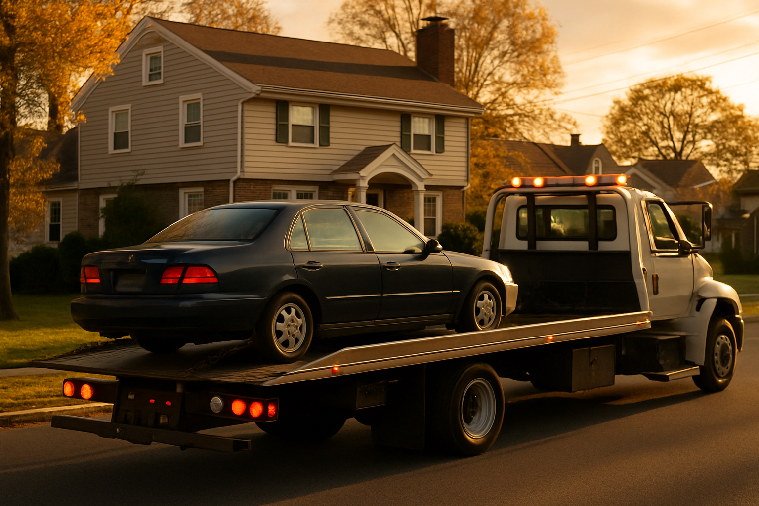 Vehicle donation moment in New York